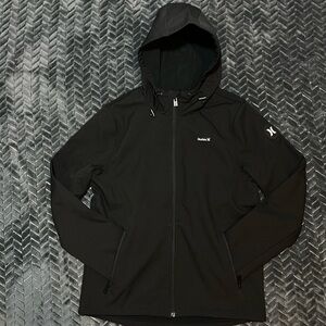Hurley fleece lined wind resistant jacket / size - small